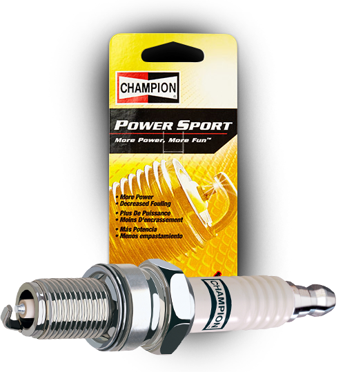 vista del producto de bujía power sport de Champion